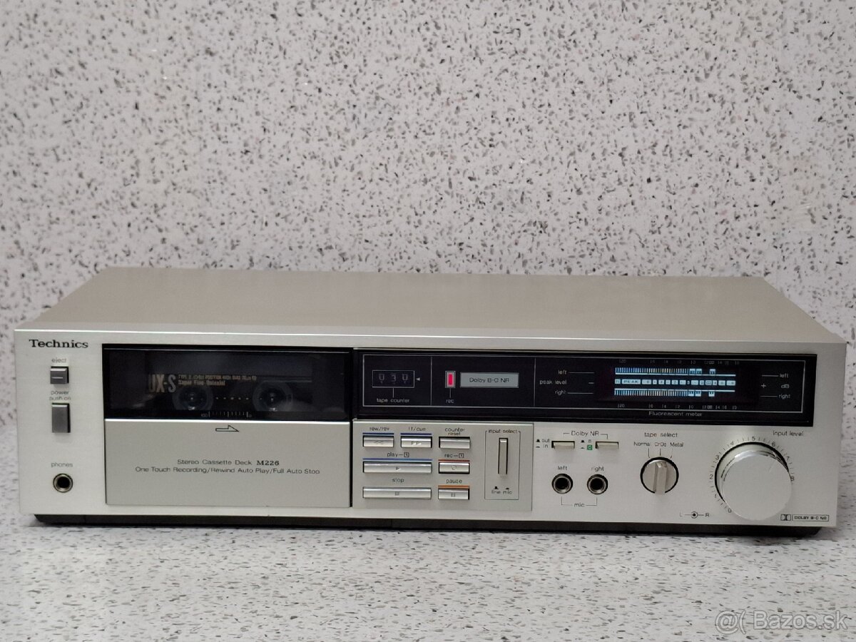 TECHNICS M226 》 STEREO CASSETE DECK 》DOLBY B C