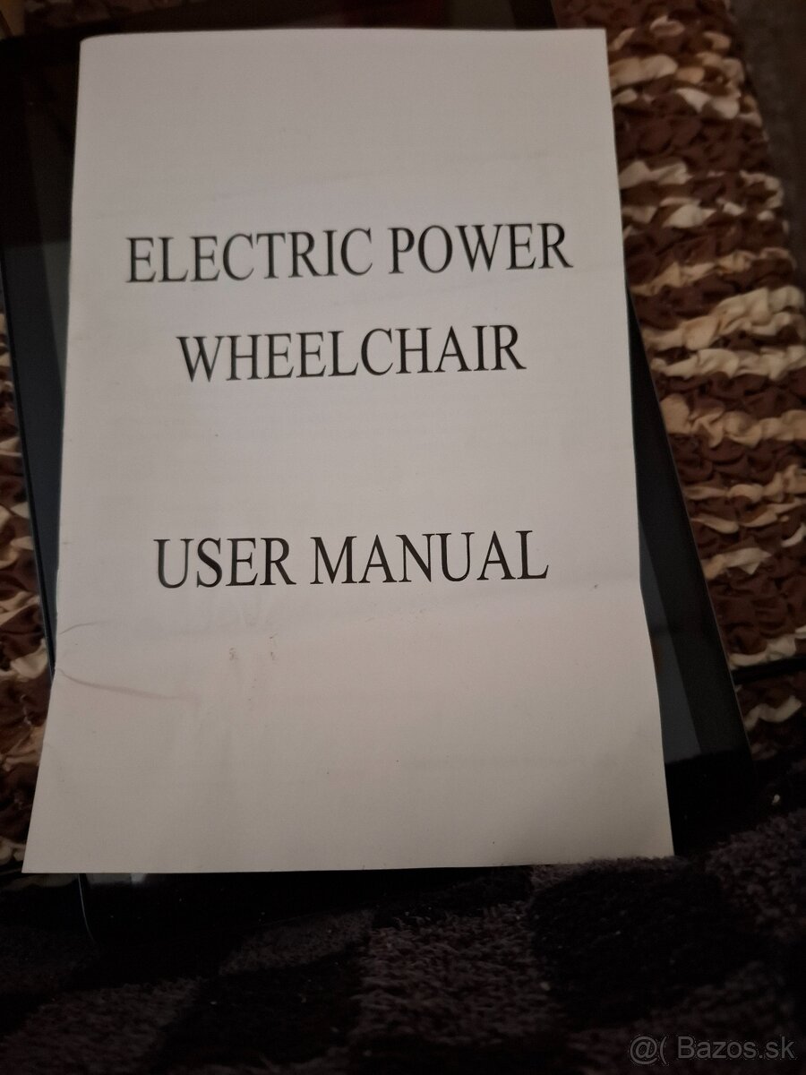 Elektrický invalidný vozík Nový