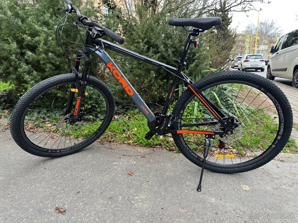 KORD hliníkový horský bicykel úplne nový
