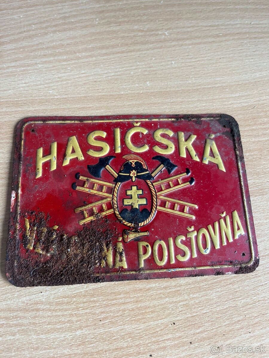 Smaltovana tabulka - slovensky štát