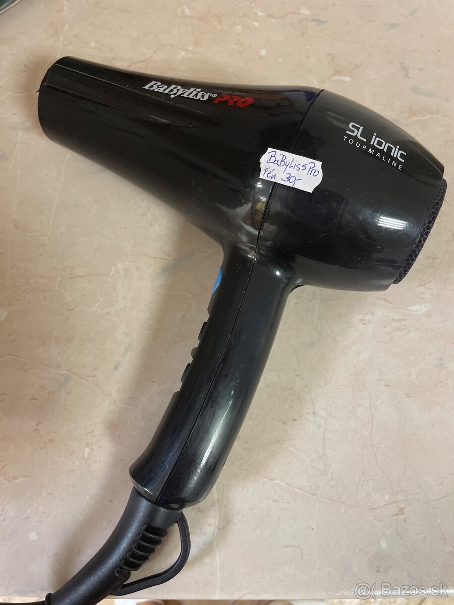 Fén BaByliss Pro SL ionic Tourmalin