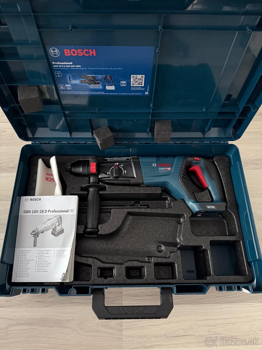 Aku vŕtacie kladivo Bosch GBH 18V-28 D PROFESSIONAL