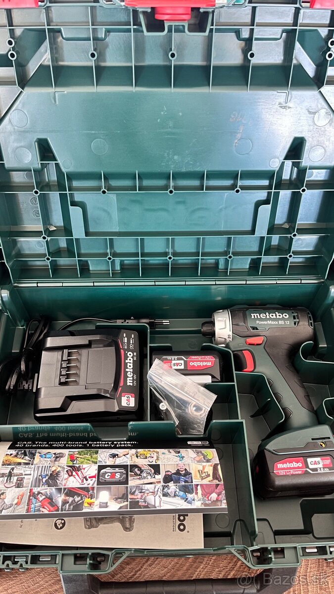 Skrutkovač AKU PowerMaxx BS 12 METABO