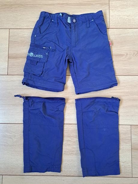 Trollkids detské odzipsovateľné nohavice, 98