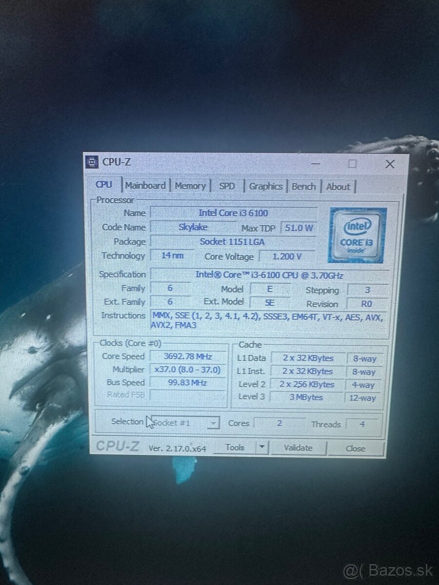 PC na kanceláriu / domov – i3, 8GB RAM, SSD 256GB