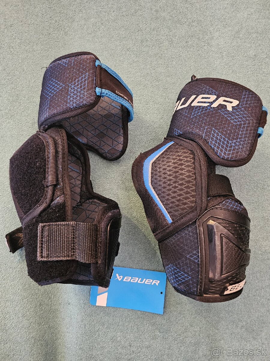 Hokejové chrániče lakťové - BAUER - veľkosť M