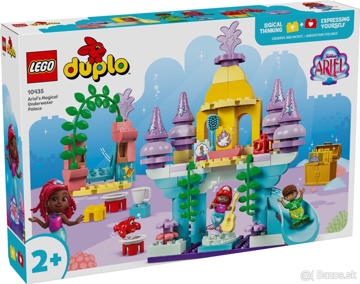 Nové Lego Duplo 10435 Arielin čarovný podmorský palác