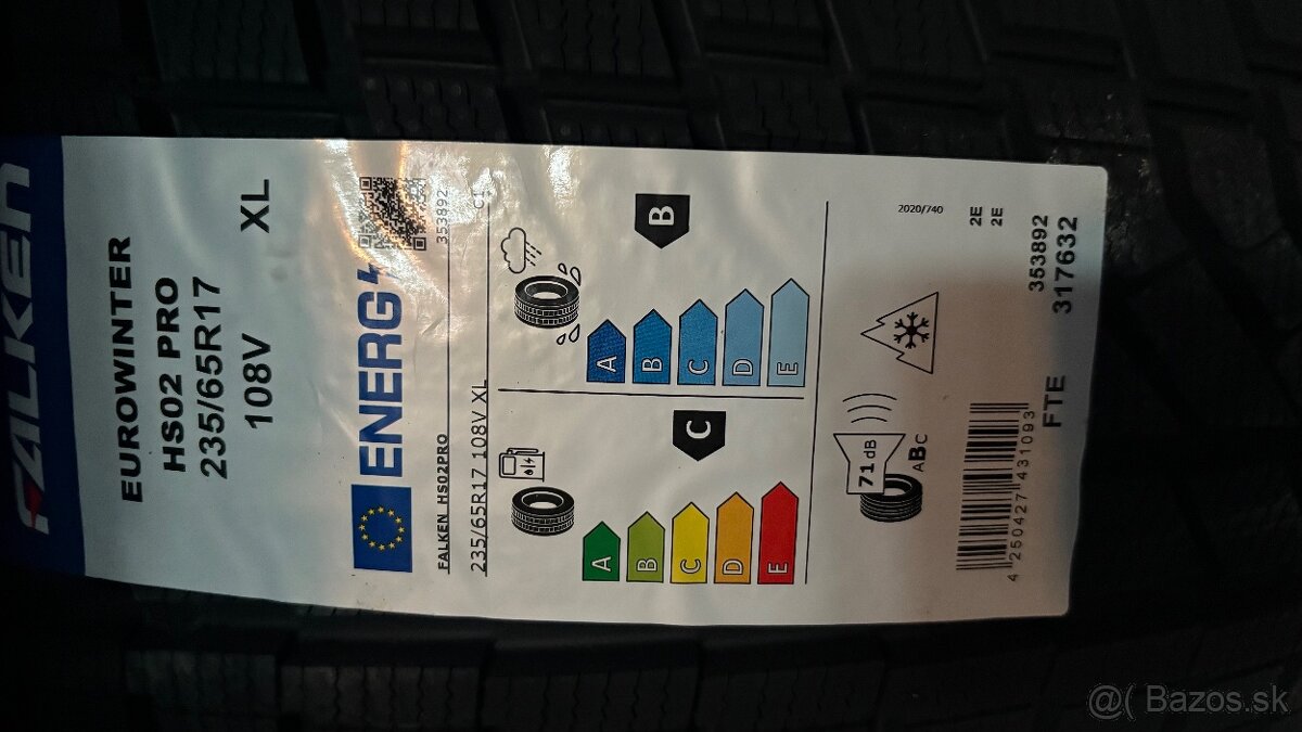 235/65R17 FALKEN Erowinter zimné