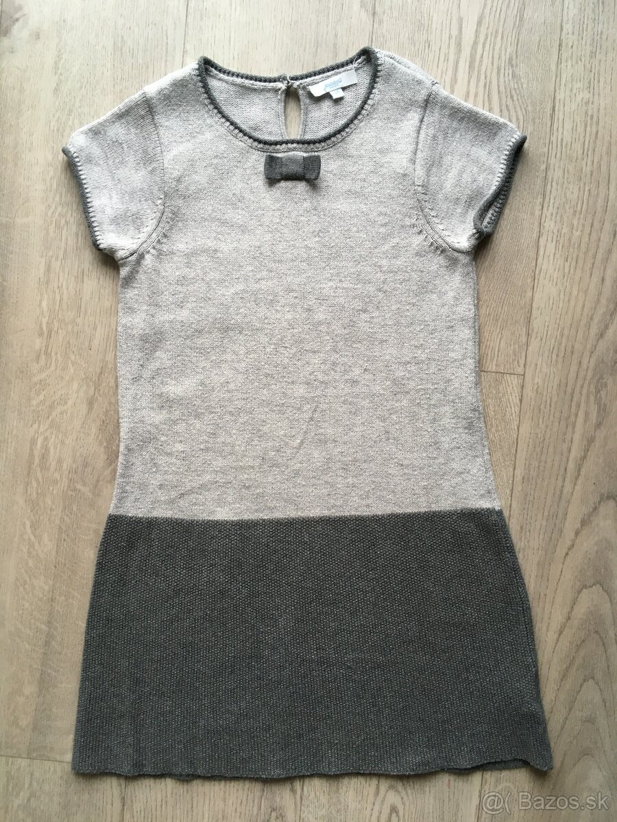 dievčenské úpletové šaty zn. Jacadi