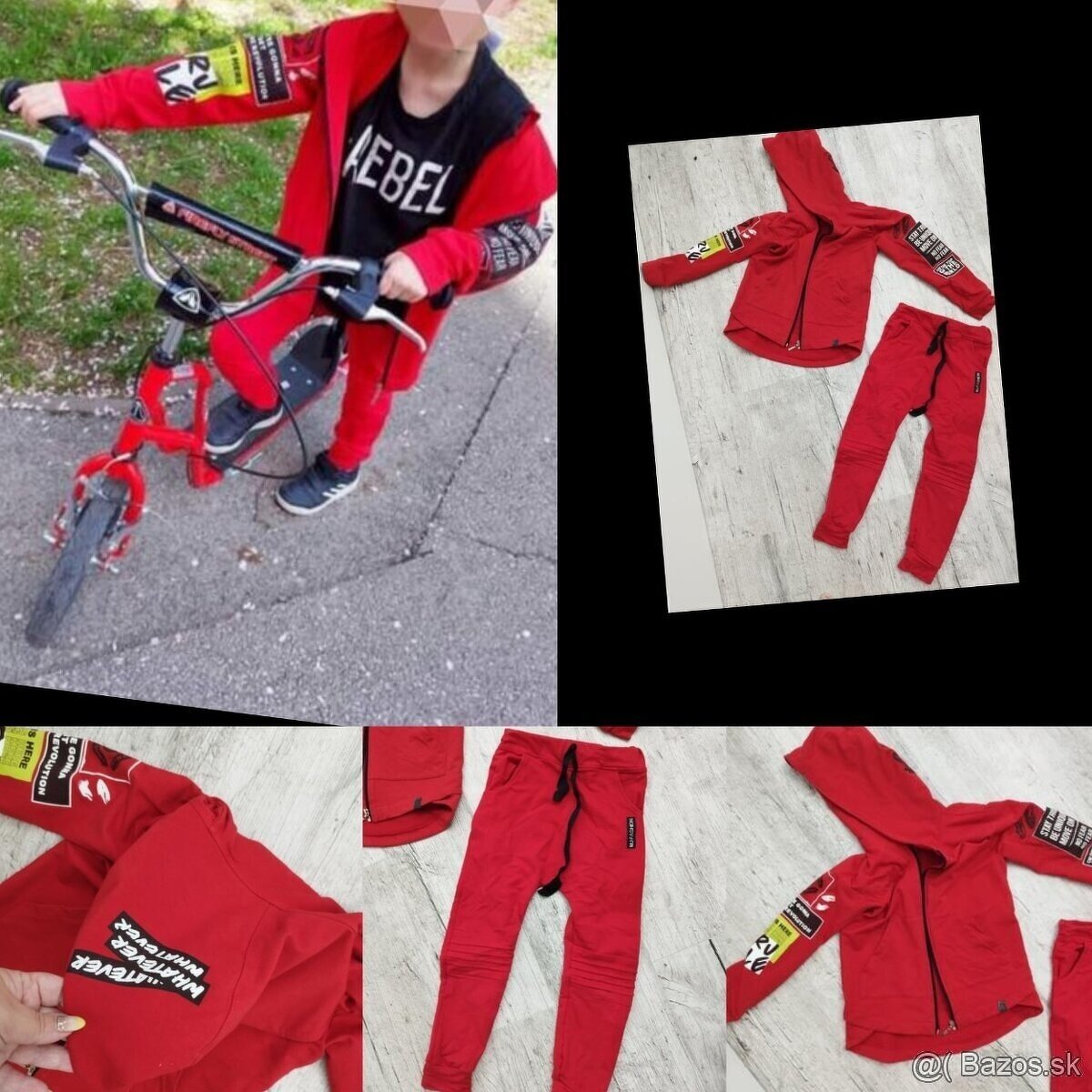 Stylovy cerveny set 128