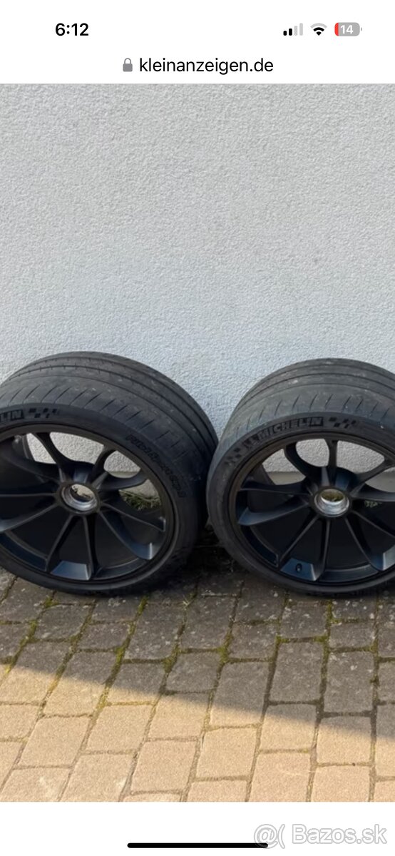 Porsche 911. 991.1 alebo 991.2 GT3 hlinikove kolesa