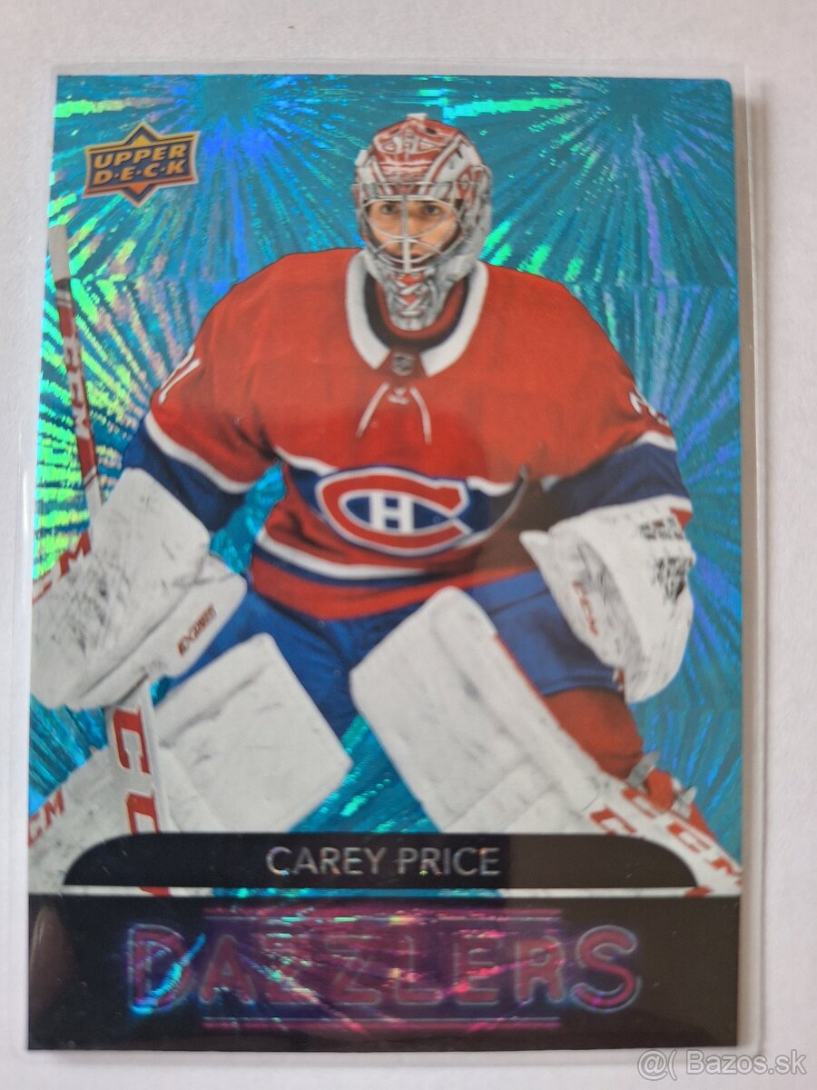 Hokejové kartičky karty Carey Price dazzlers