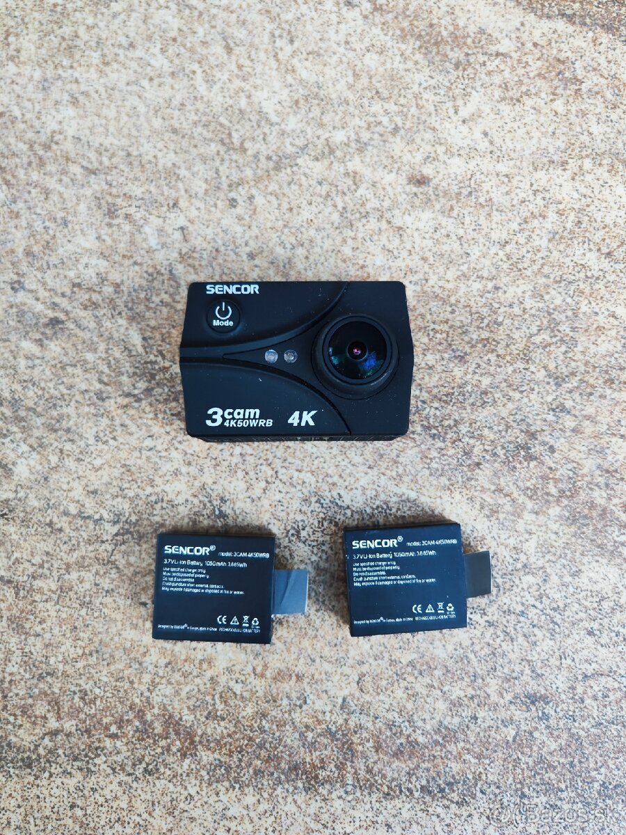 Akčná kamera Sencor 3cam 4K50WRB