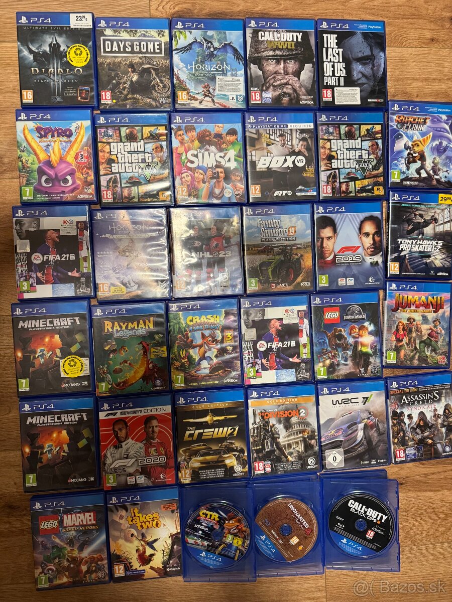 predám playstation 4 hry na nintendo switch