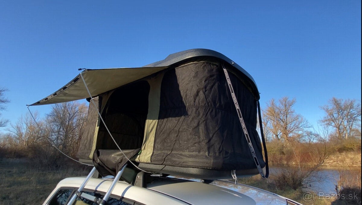 Výnimočný sklolaminátový strešný stan na auto - nový