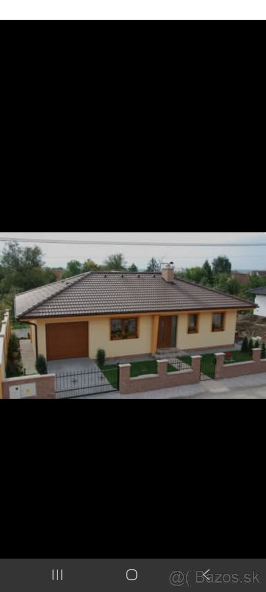 Predaj 4-izbového bungalovu v obci Štitáre – pozemok 600 m²