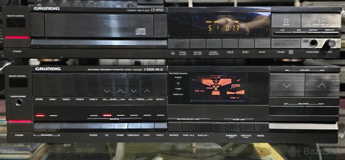 Grundig V8300 MKII + CD8150 zostava HiFi