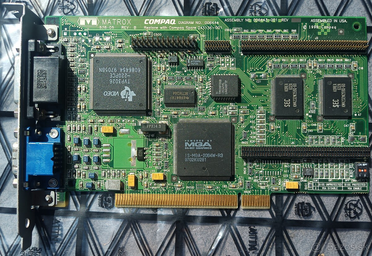 PCI VGA Matrox Millennium 2MB