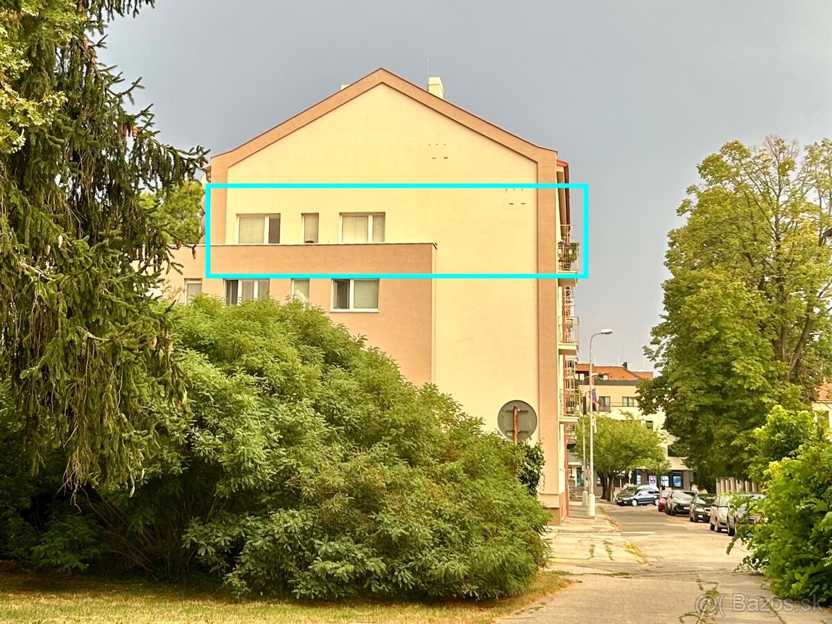 3-izbový byt s balkónom v centre Piešťan