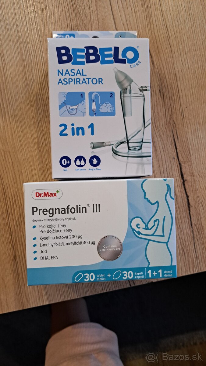 Odsávačka nosa pre deti 2v1