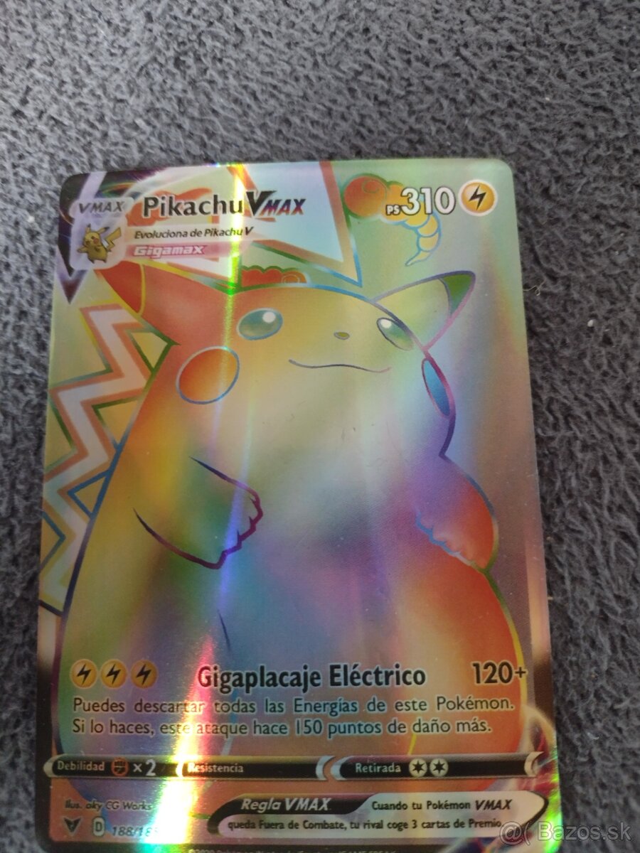 Pokémon karty rainbow