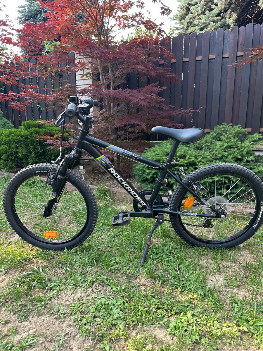 Detský horský bicykel Rockrider 500 20" 6-9 rokov čierny