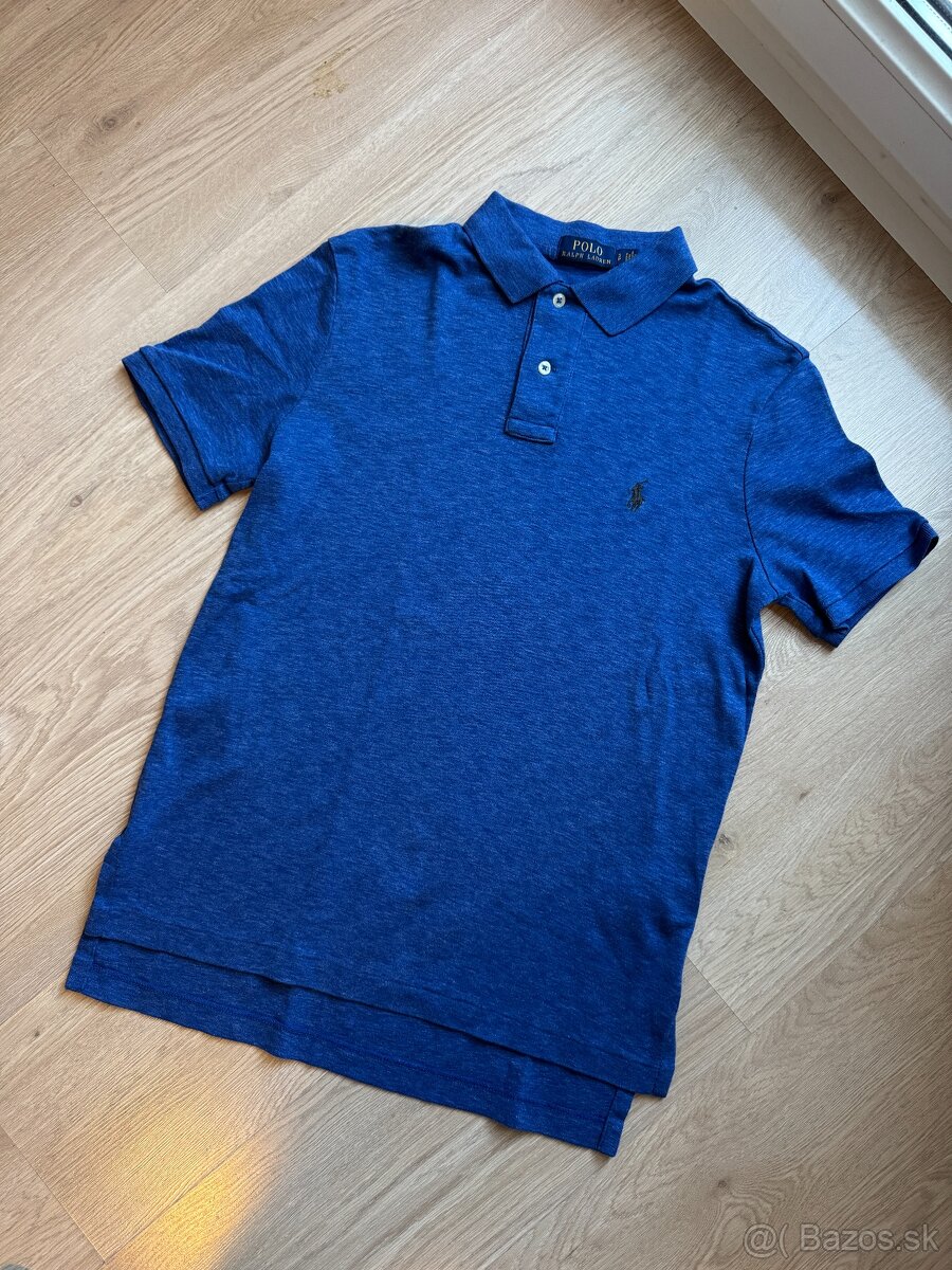 Modrá polokošeľa Polo Ralph Lauren