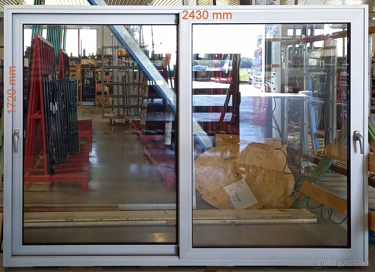 Nové hliníkové posuvné okno