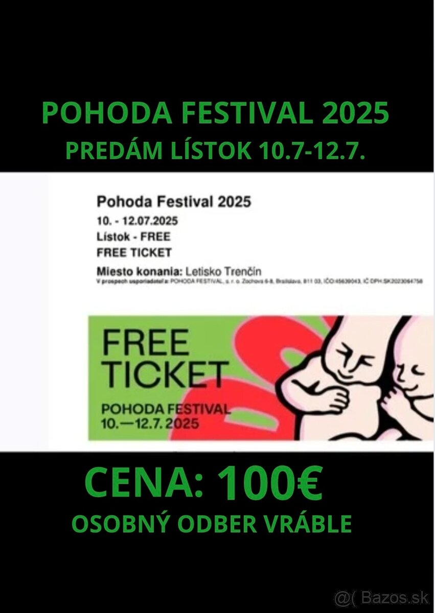 Lístok na Pohodu
