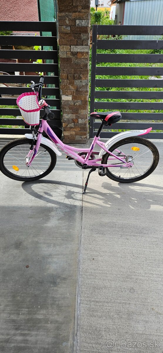 Detský dievčenský bicykel 20"