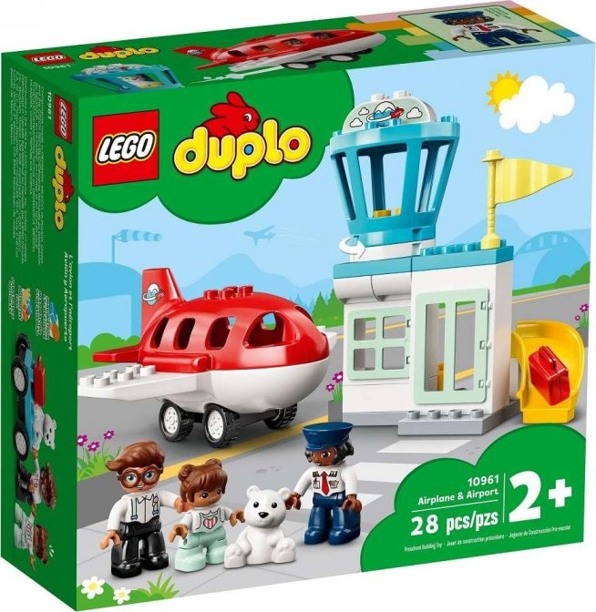LEGO DUPLO 10961 Letadlo a letiště - použité, perfektní stav