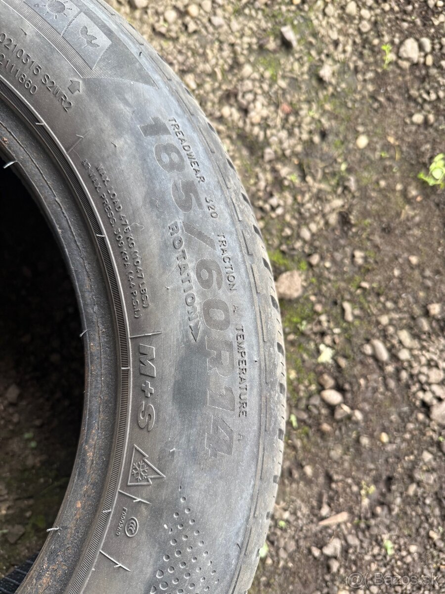 Celoročné pneumatiky 185/60r14