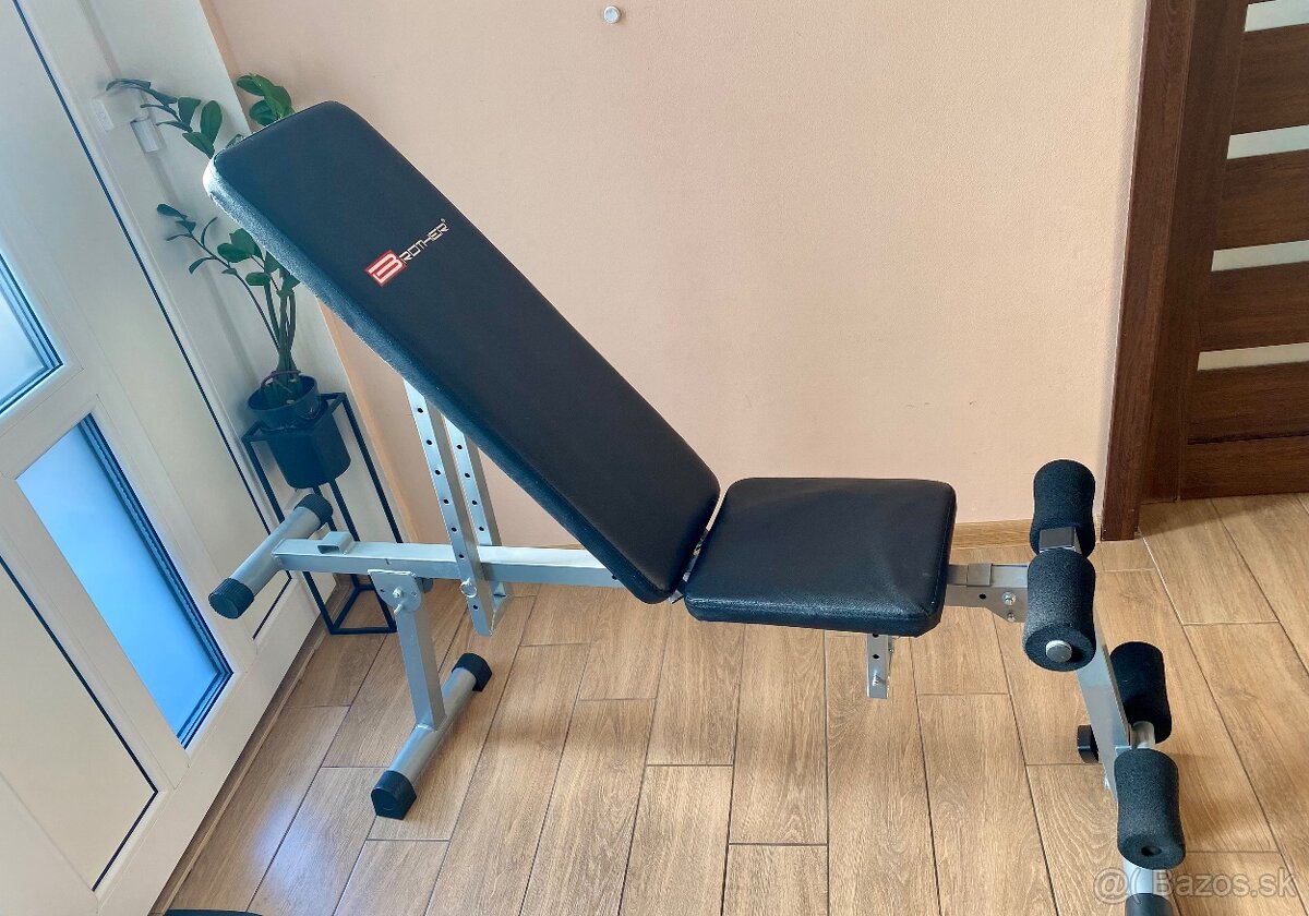 Lavička na cvičenie Acra polohovatelna
