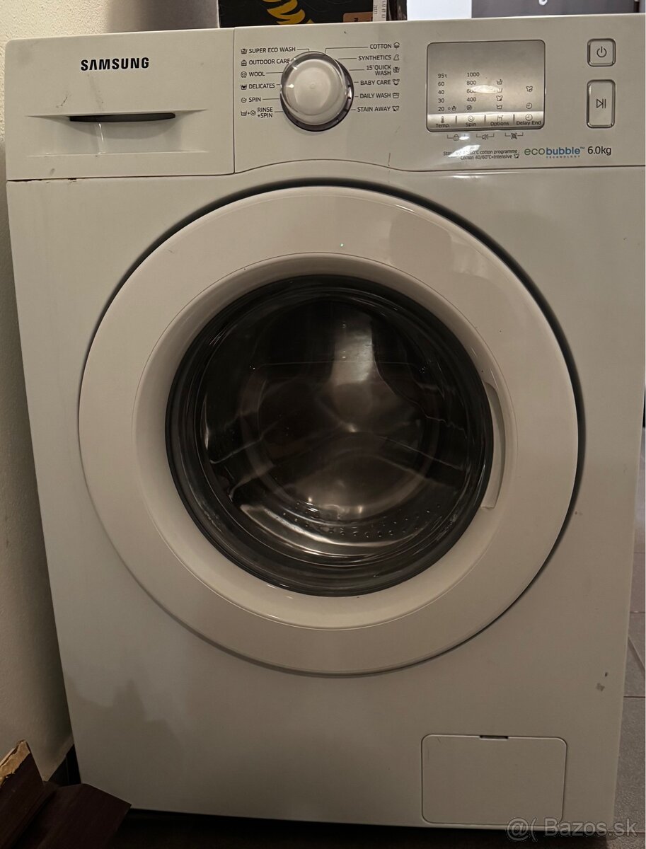 Práčka Samsung + skrinka nad práčku