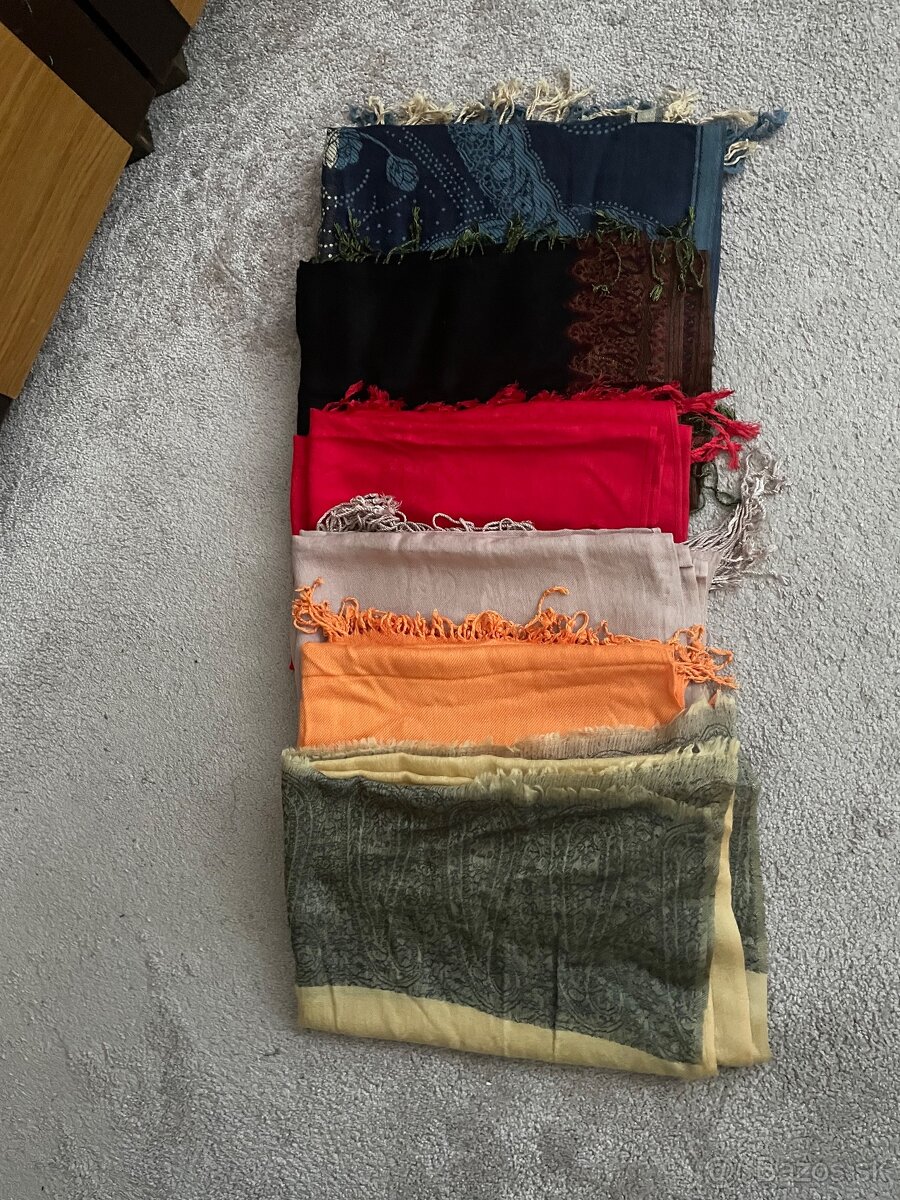 Dámske šatky - 6ks