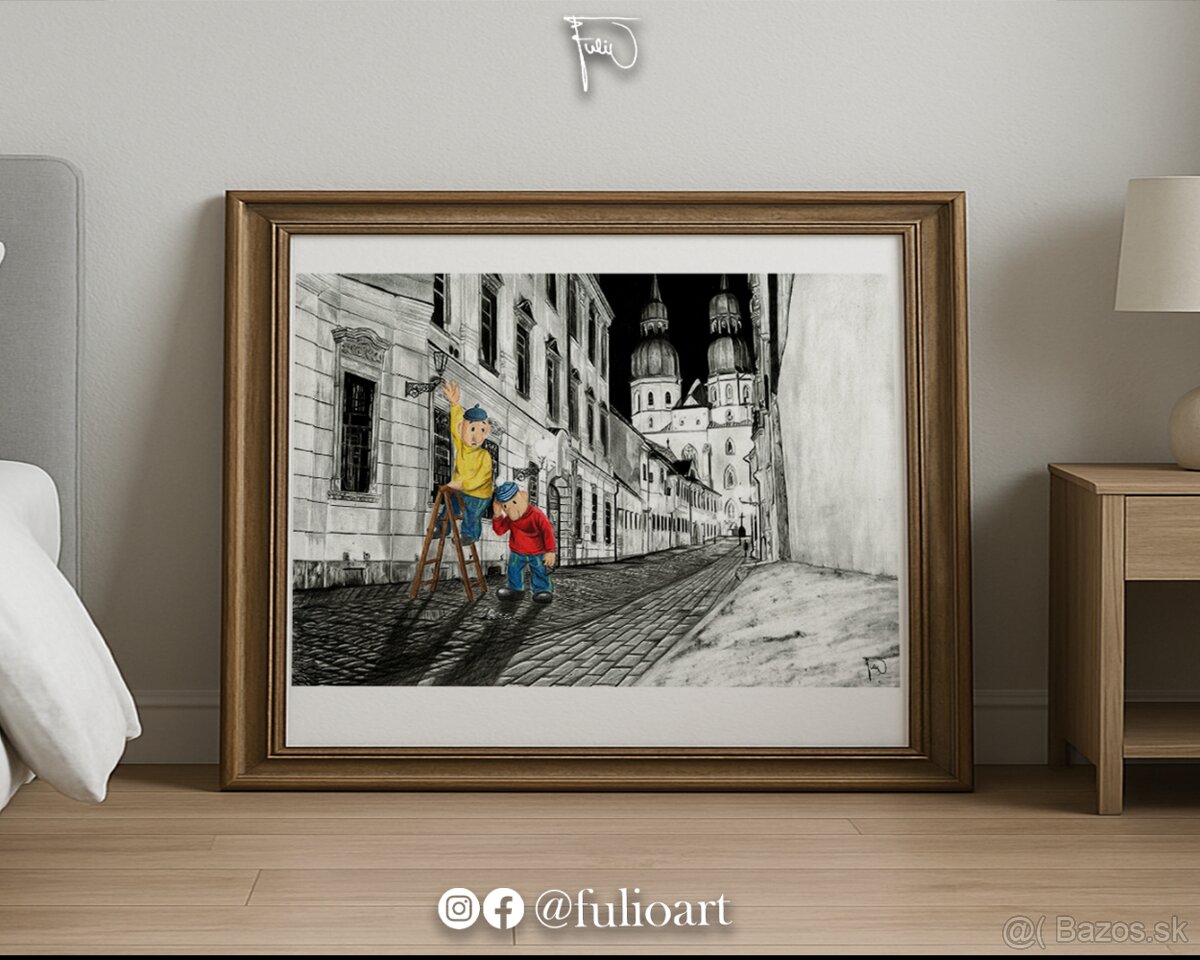 „Trnava“ - Realistická kresba