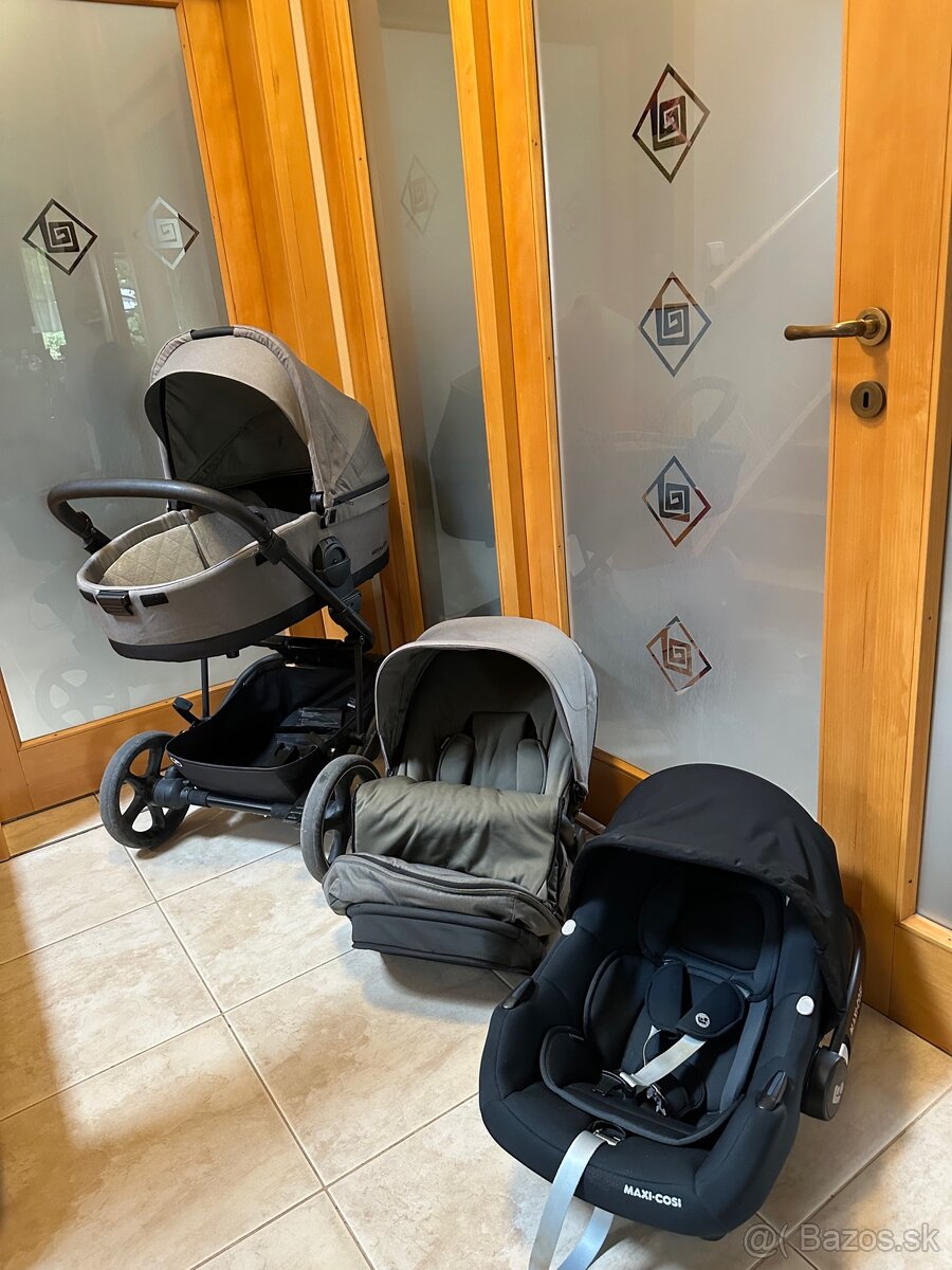 Easywalker Harvey 3 Carrycot Cover Sage Green