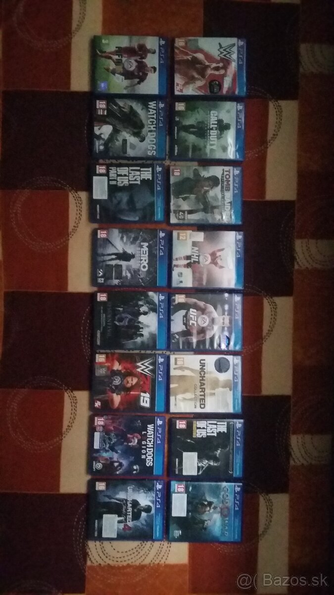 predám hry na ps4