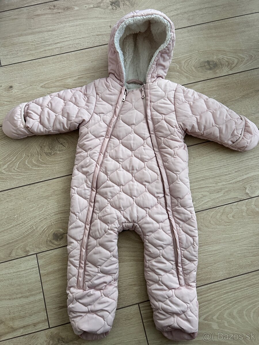 Zimný overal pre dievčatko