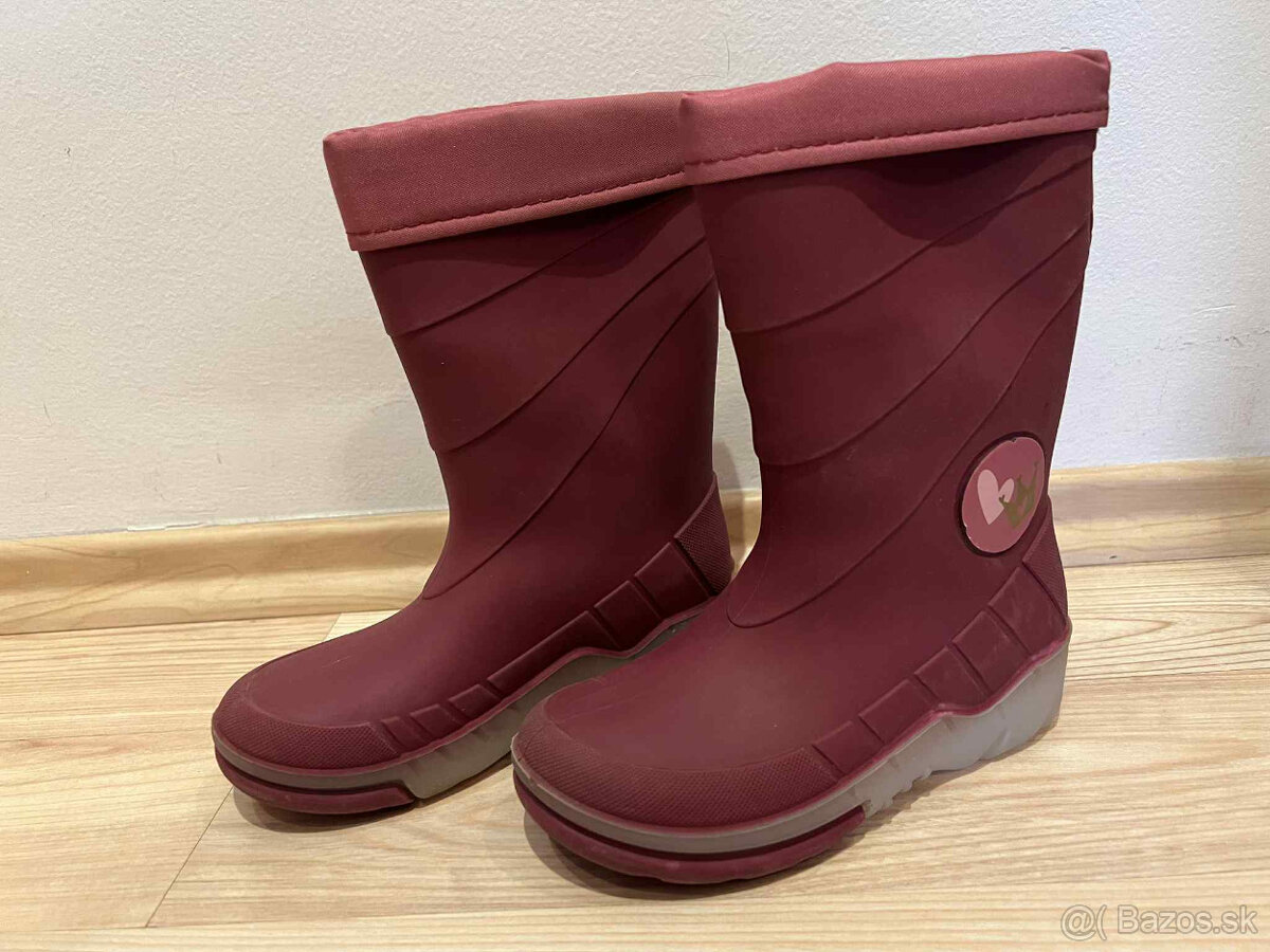 Detské blikajúce gumáky ( veľkosť 26/27 )