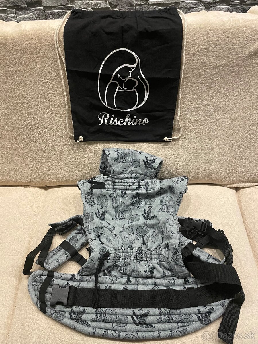 Rischino - Ergonomický nosič Wild Nature Grey