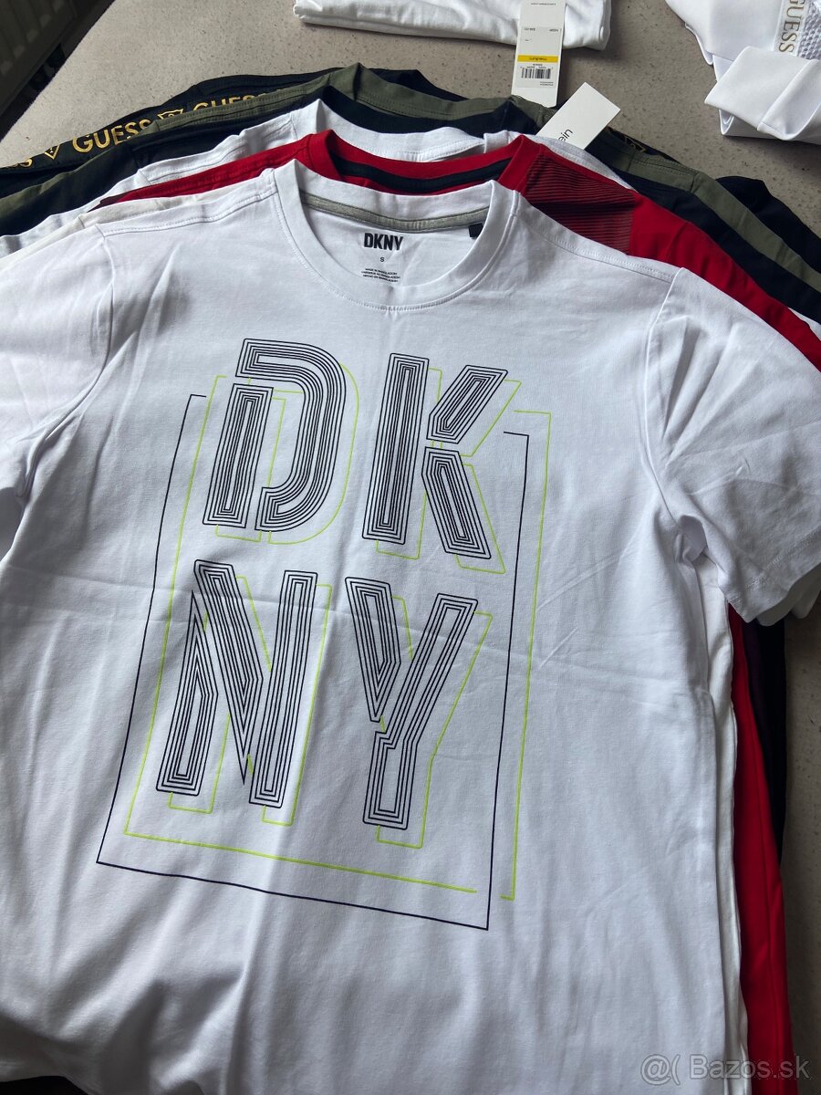 Originál nové pánske trička značky DKNY veľkosť M