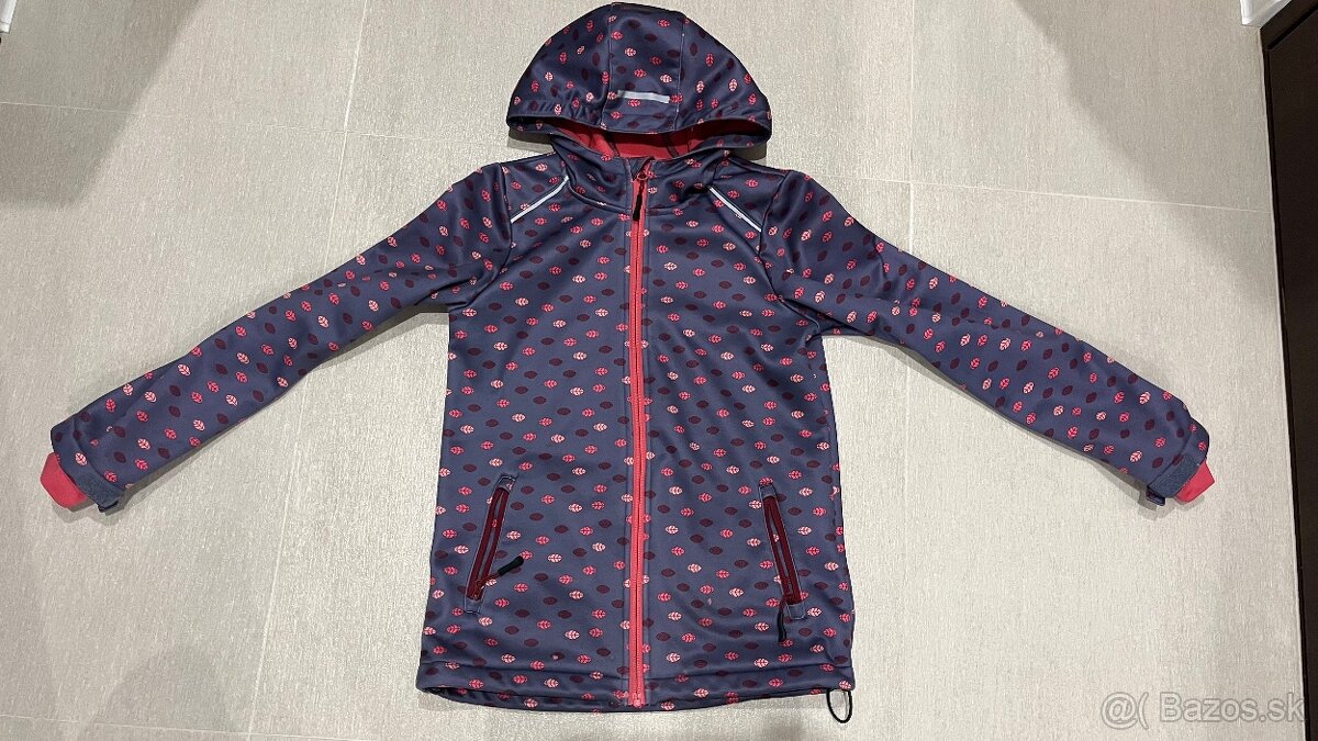 Softshellova dievcenska bunda 134/140