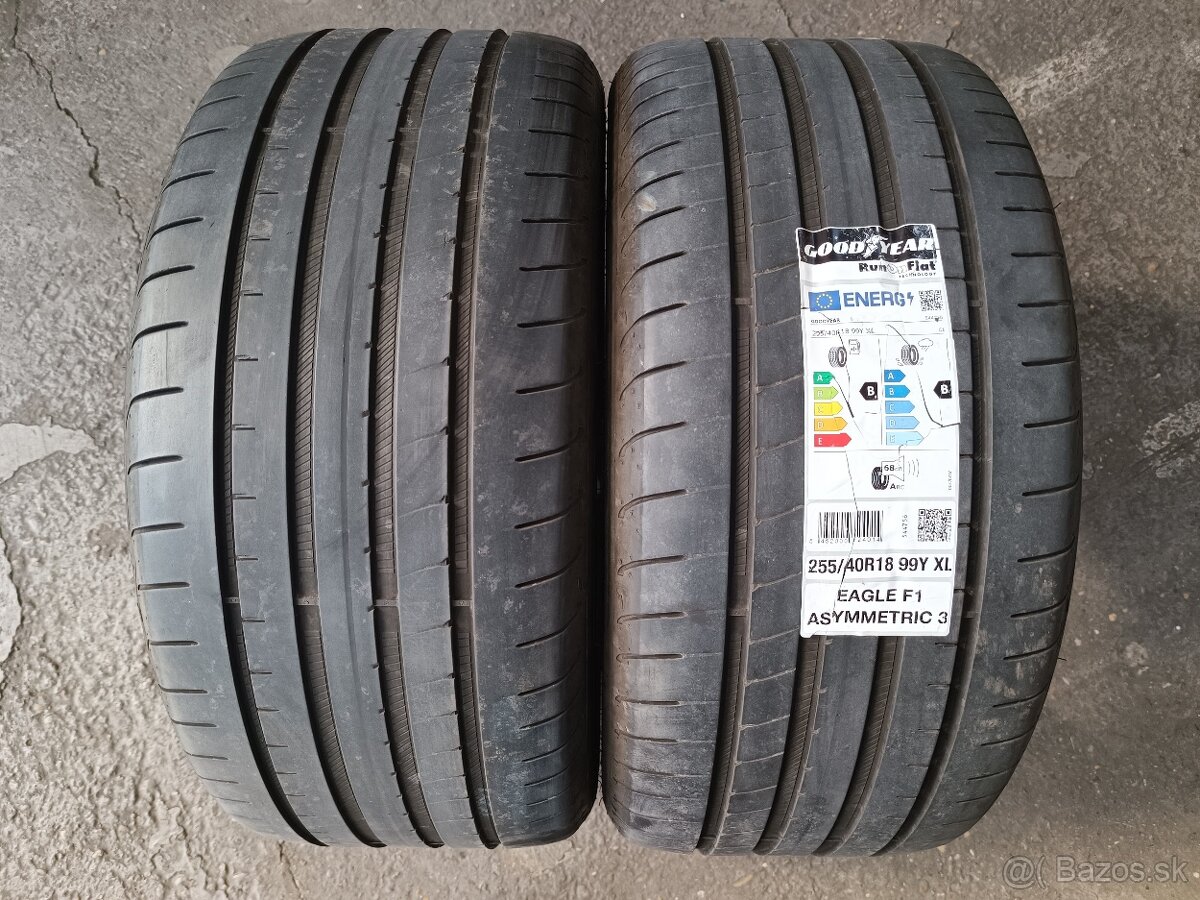 2x 255/40 R18 - Good Year Eagle F1 Assymetric 3 RSC