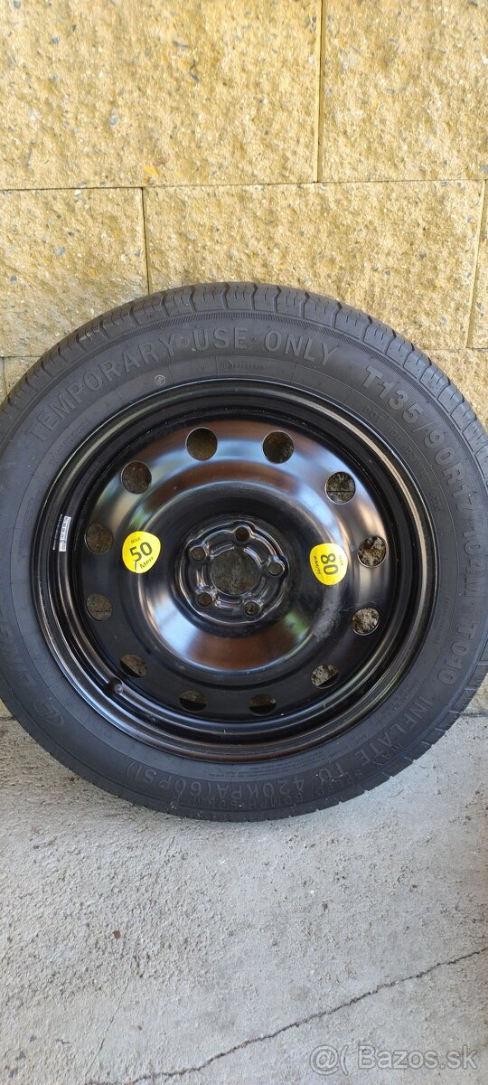 Rezervné koleso na Subaru
