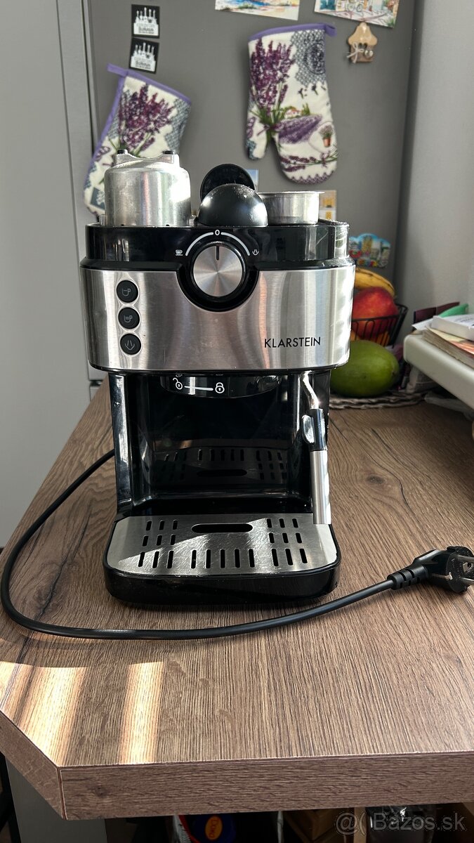 Pákový kávovar Klarstein BellaVita Espresso – plne funkčný