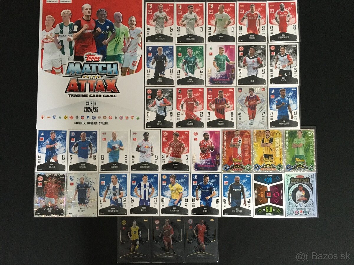 Topps Match Attax Saison 2024/25 Bundesliga kartičky