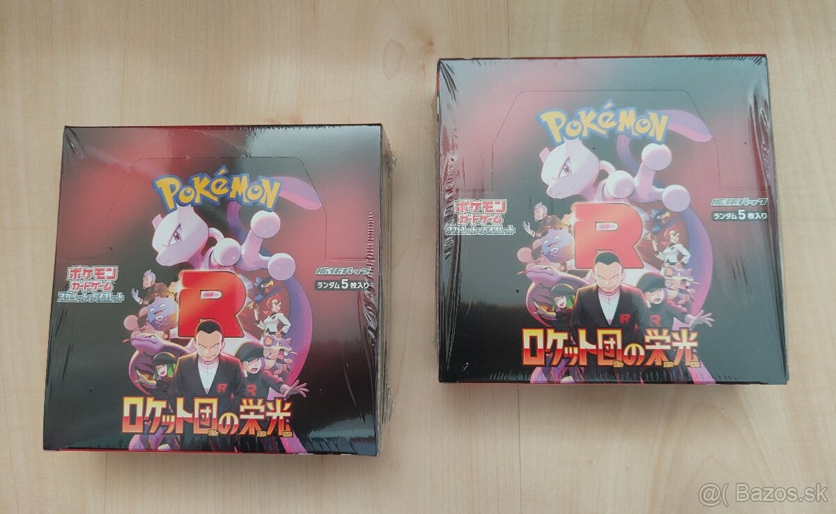 Pokémon Glory od Team rocket booster box - SEALED