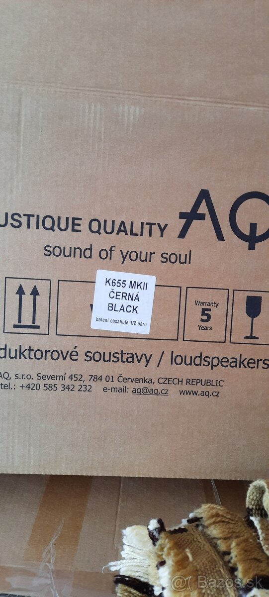 Predám reproduktory AQ Kentaur 655 mkll.