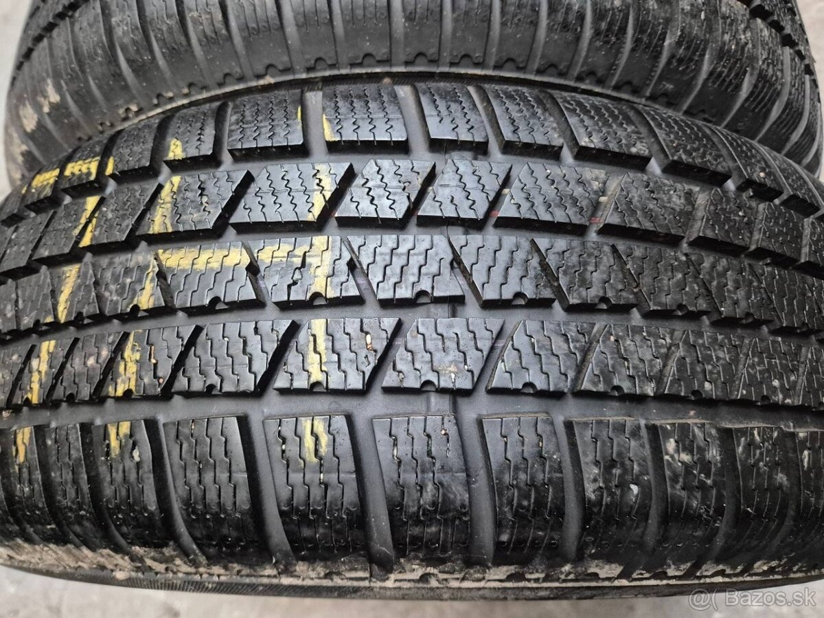 215/65 R16 zimné 4 ks CONTINENTAL dezén 8,1-6,4 mm